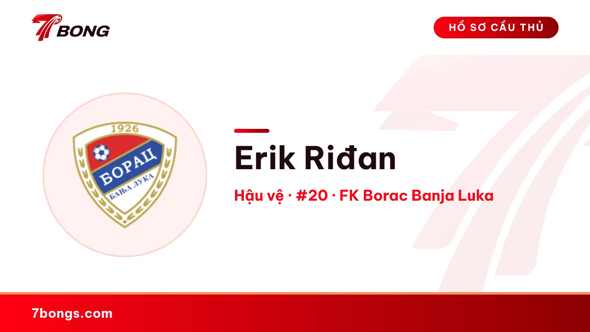 Erik Riđan — FK Borac Banja Luka