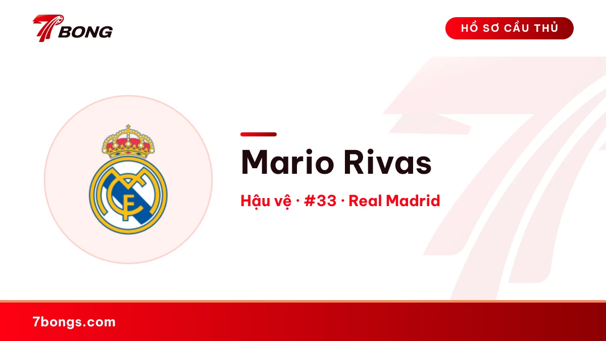 Mario Rivas — Real Madrid