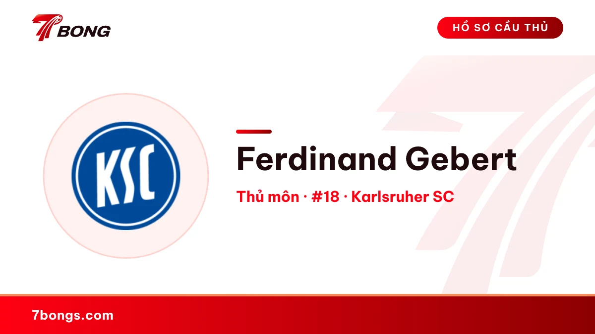 Ferdinand Gebert — Karlsruher SC