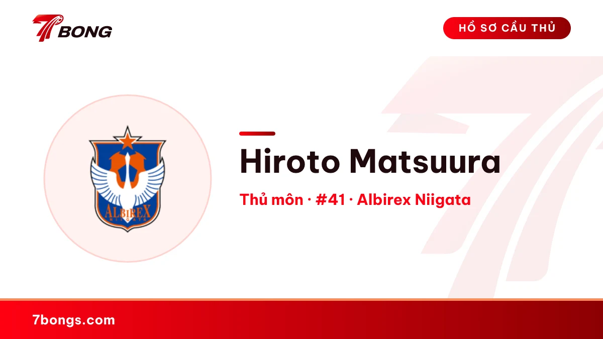 Hiroto Matsuura — Albirex Niigata