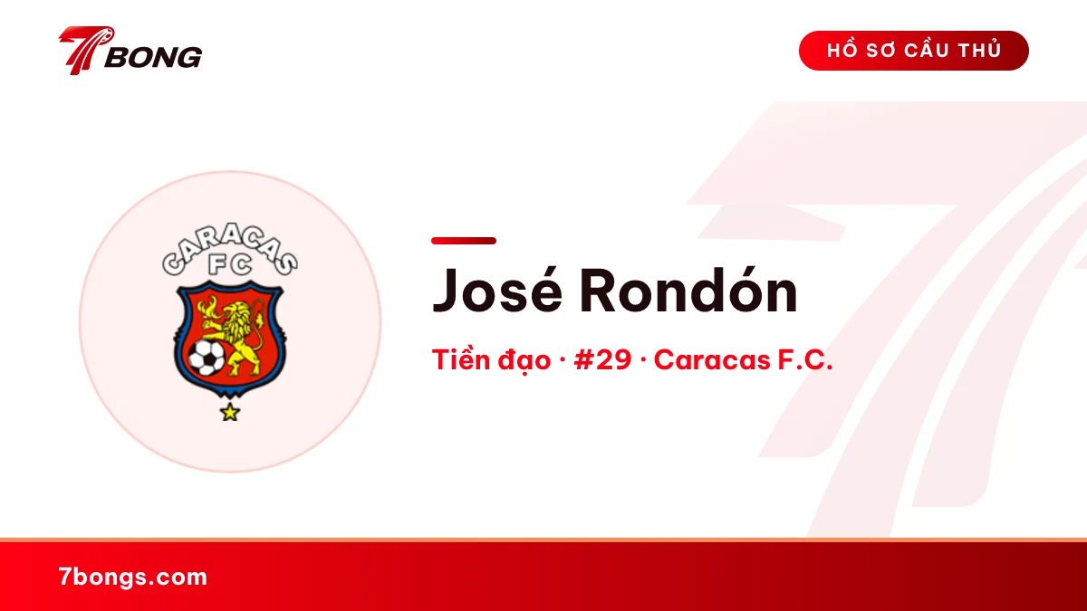 José Rondón — Caracas F.C.