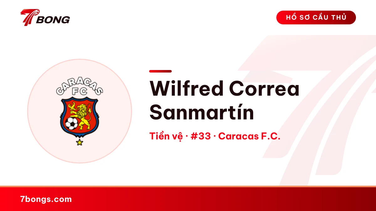 Wilfred Correa Sanmartín — Caracas F.C.