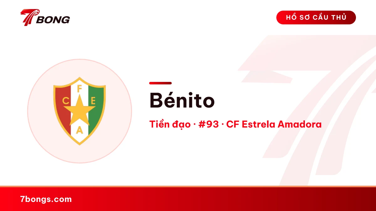 Bénito — CF Estrela Amadora
