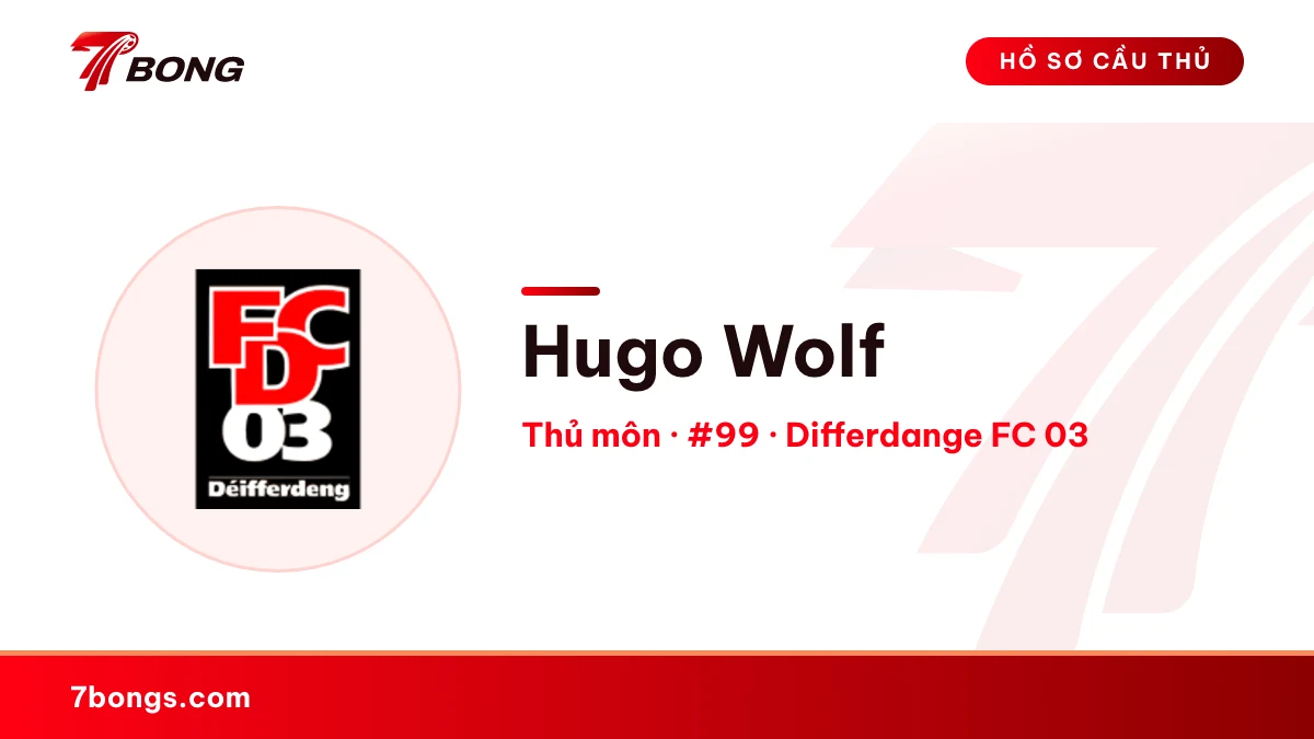 Hugo Wolf — Differdange FC 03
