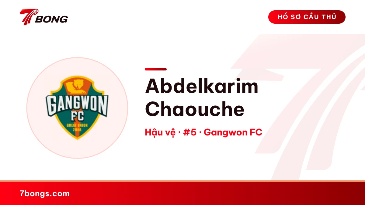 Abdelkarim Chaouche — Gangwon FC