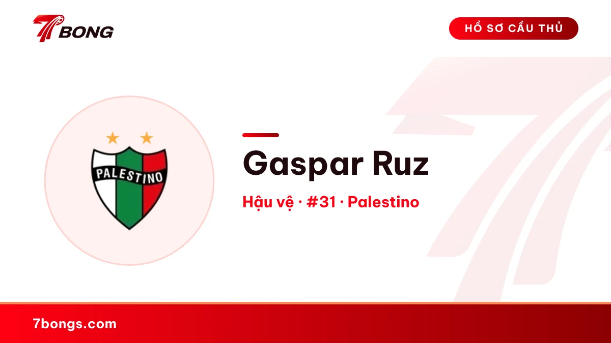 Gaspar Ruz — Palestino