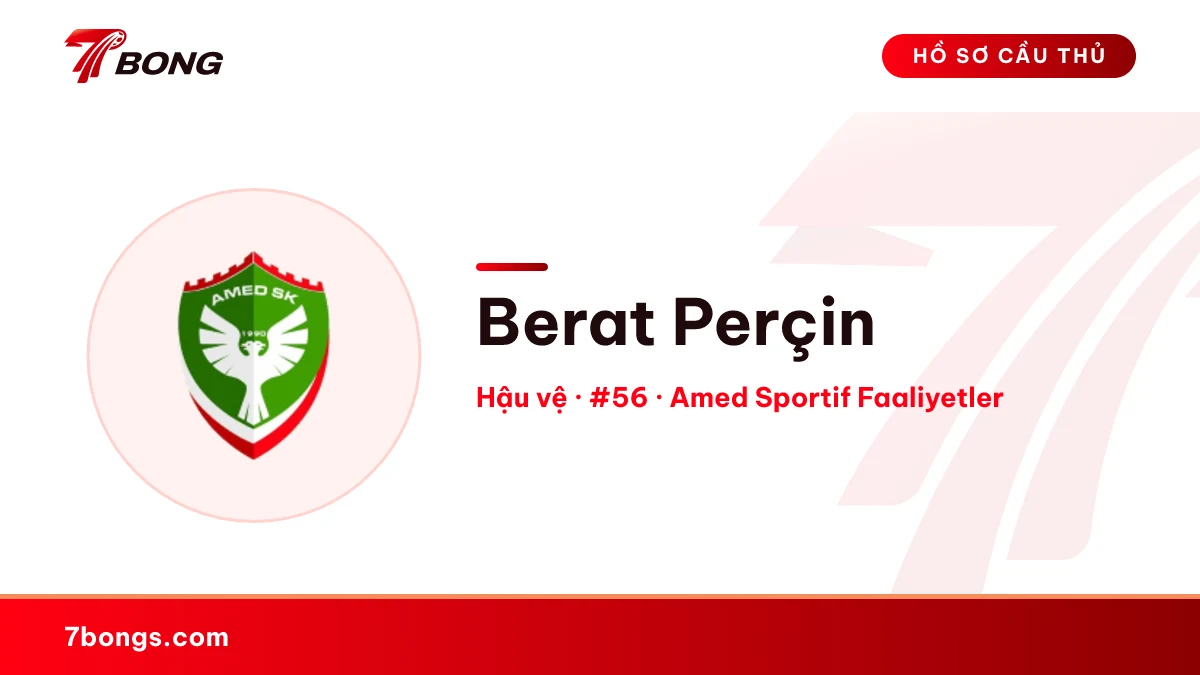 Berat Perçin — Amed Sportif Faaliyetler