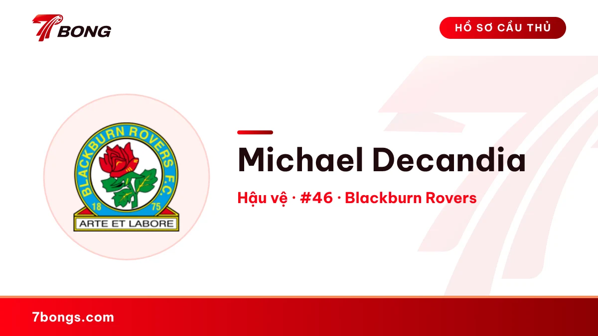 Michael Decandia — Blackburn Rovers