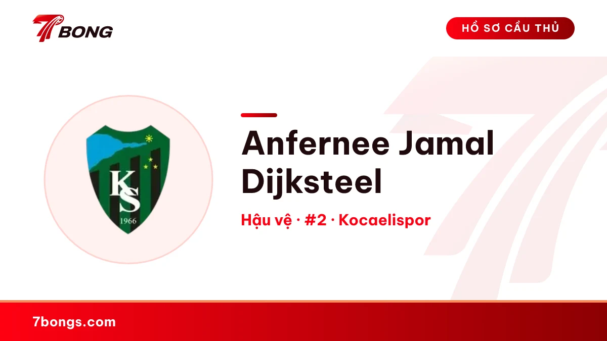 Anfernee Jamal Dijksteel — Kocaelispor