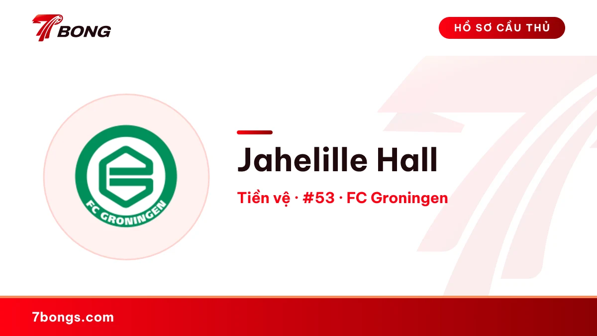 Jahelille Hall — FC Groningen