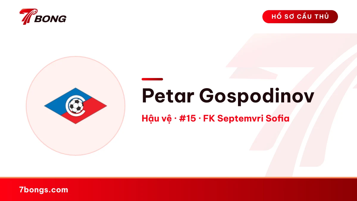 Petar Gospodinov — FK Septemvri Sofia