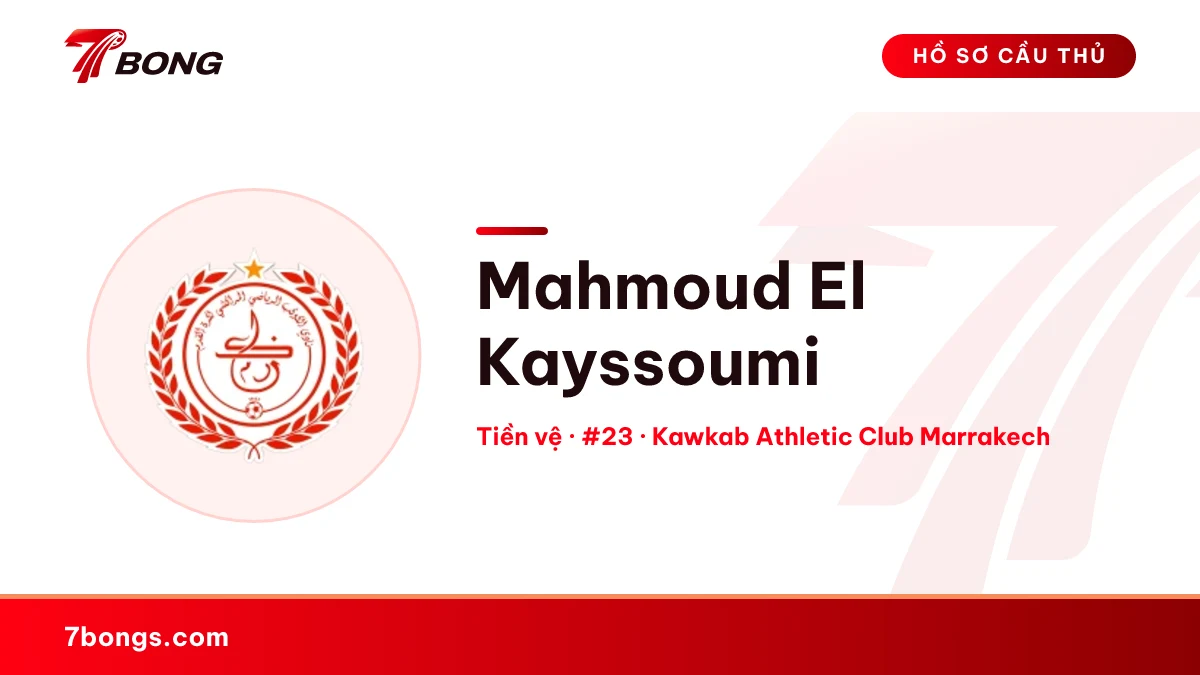 Mahmoud El Kayssoumi — Kawkab Athletic Club Marrakech