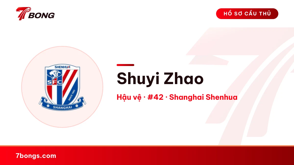 Shuyi Zhao — Shanghai Shenhua