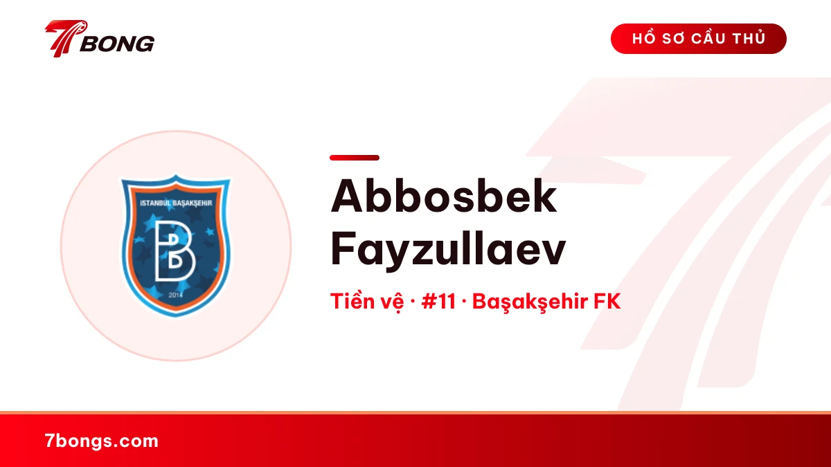 Abbosbek Fayzullaev — Başakşehir FK