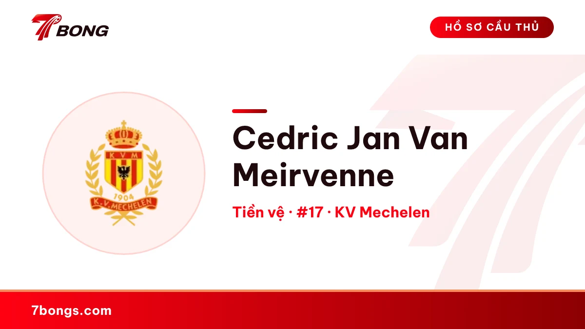 Cedric Jan Van Meirvenne — KV Mechelen