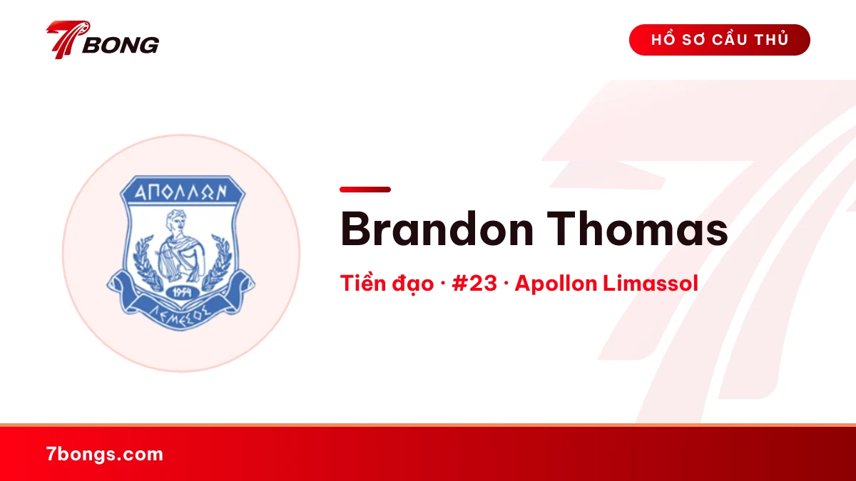 Brandon Thomas — Apollon Limassol