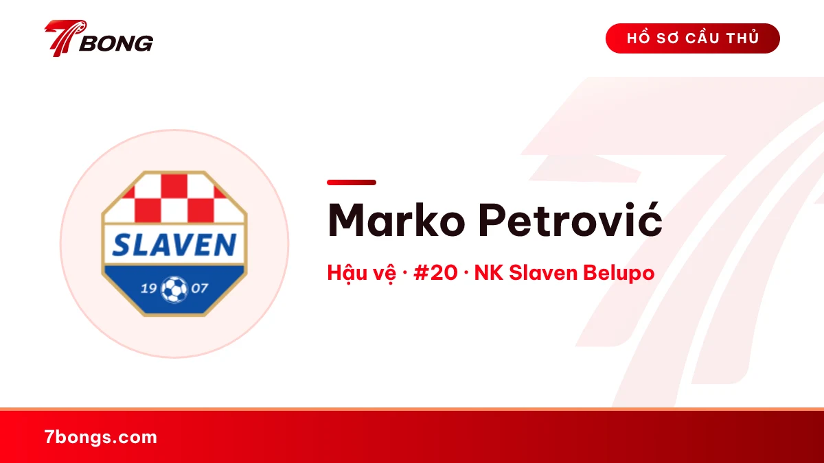 Marko Petrović — NK Slaven Belupo