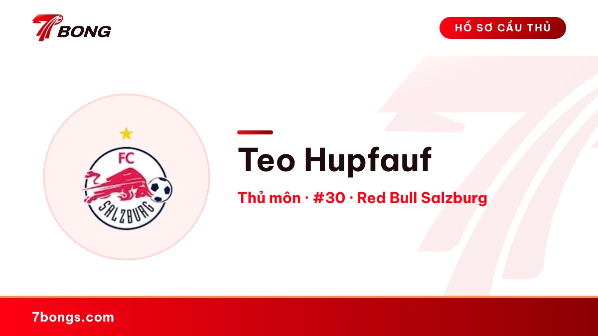 Teo Hupfauf — Red Bull Salzburg