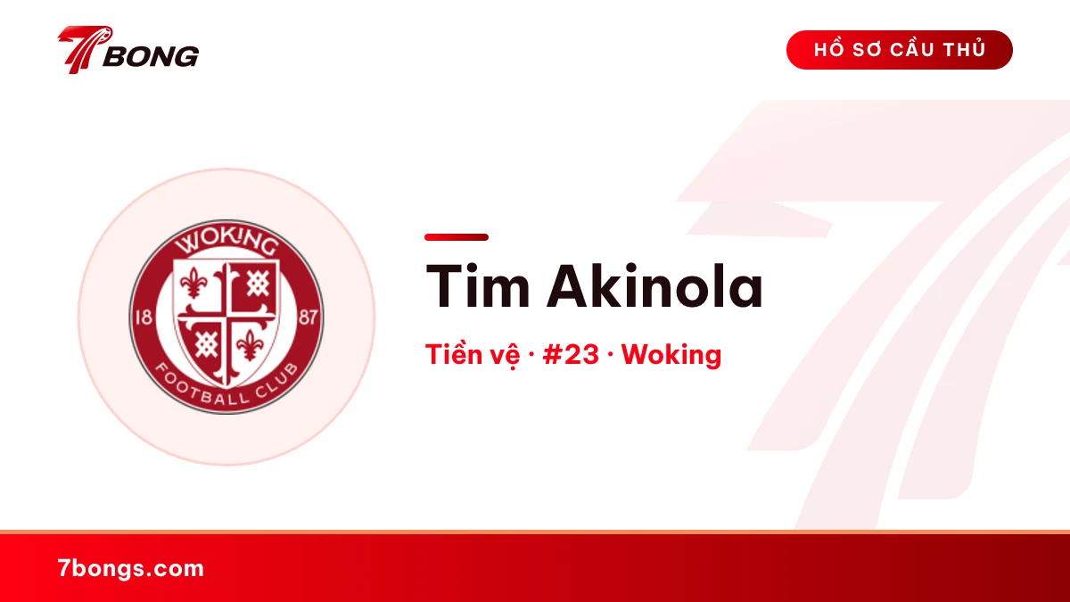 Tim Akinola — Woking