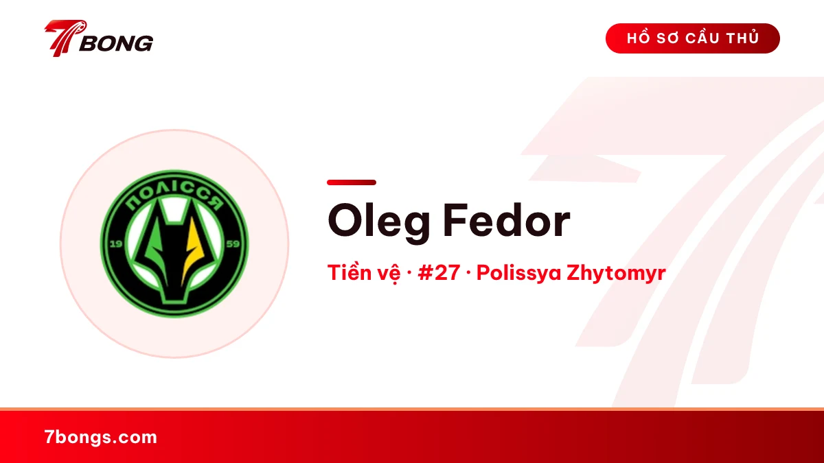 Oleg Fedor — Polissya Zhytomyr
