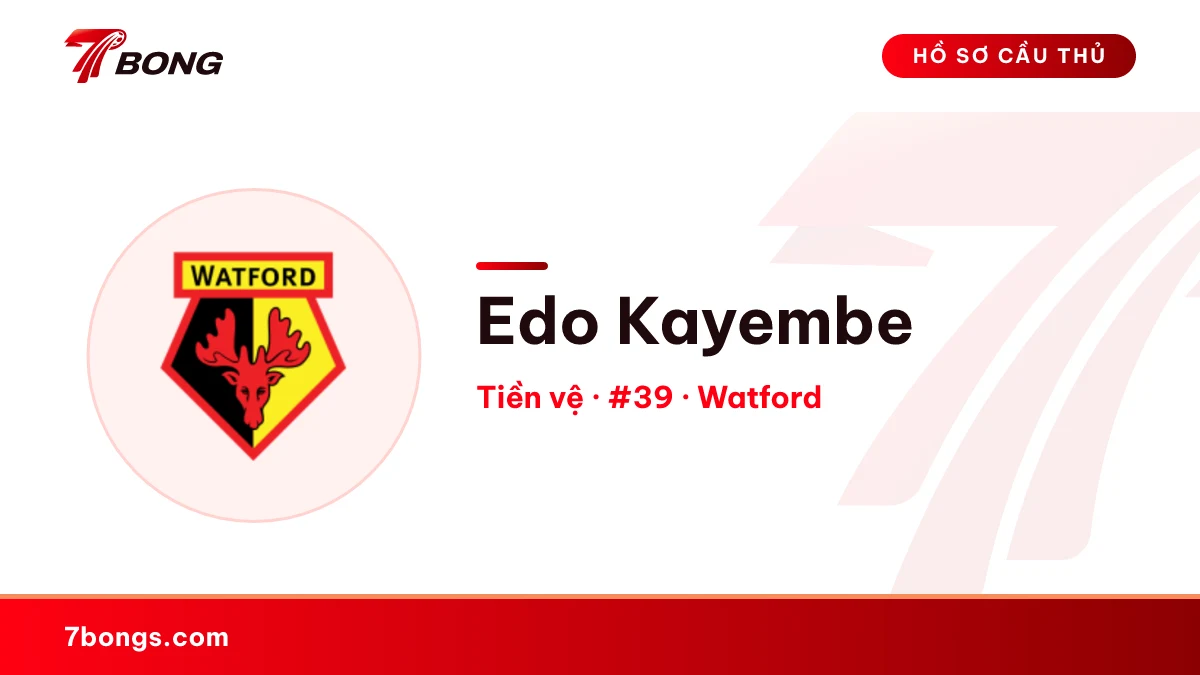Edo Kayembe — Watford