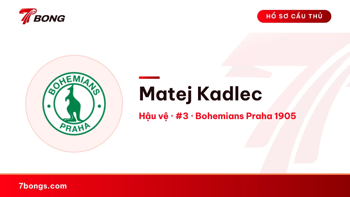 Matej Kadlec — Bohemians Praha 1905