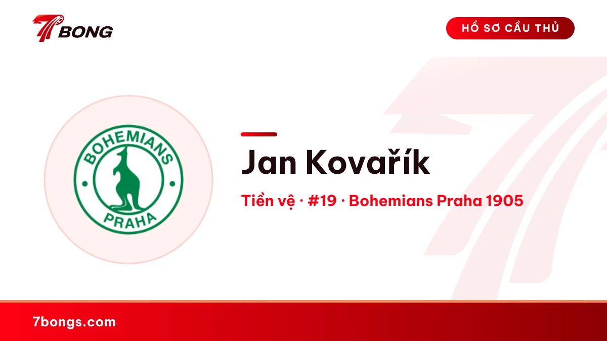 Jan Kovařík — Bohemians Praha 1905