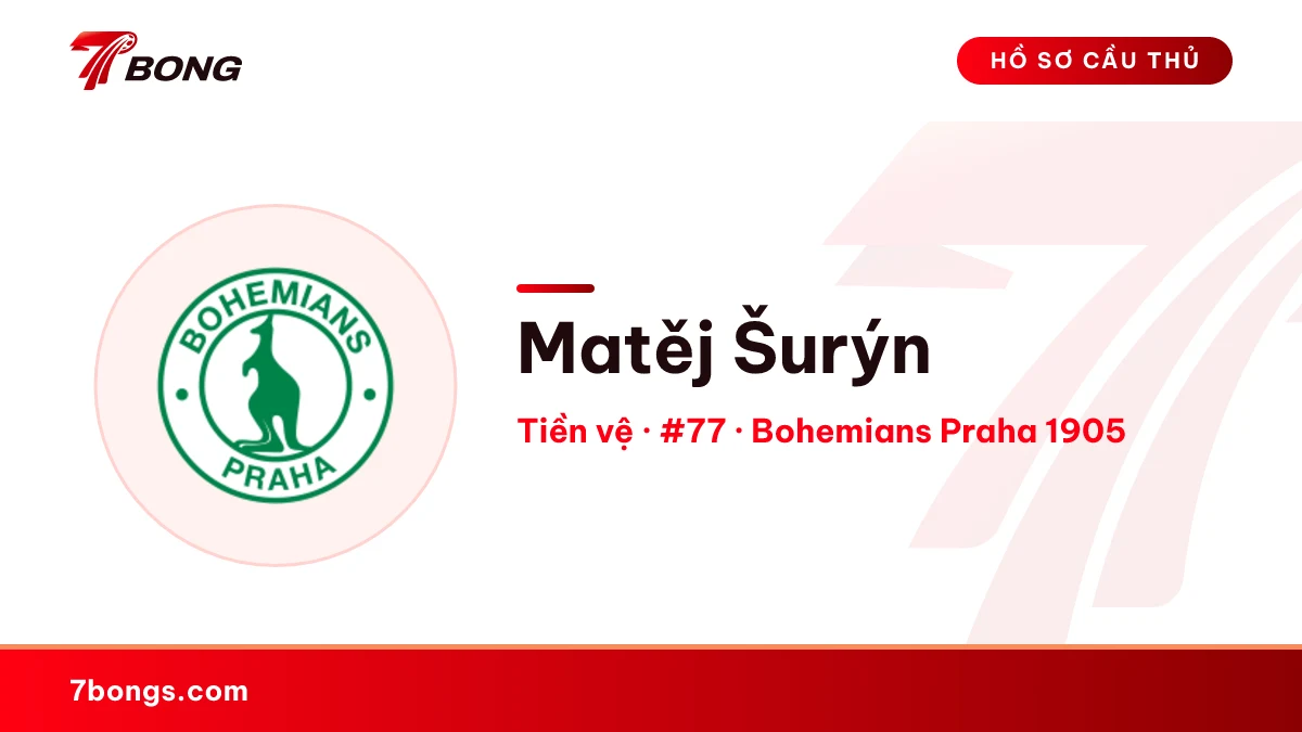 Matěj Šurýn — Bohemians Praha 1905