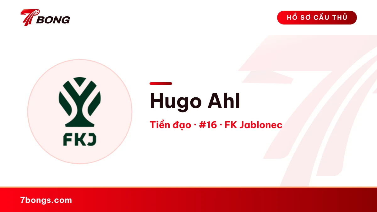 Hugo Ahl — FK Jablonec