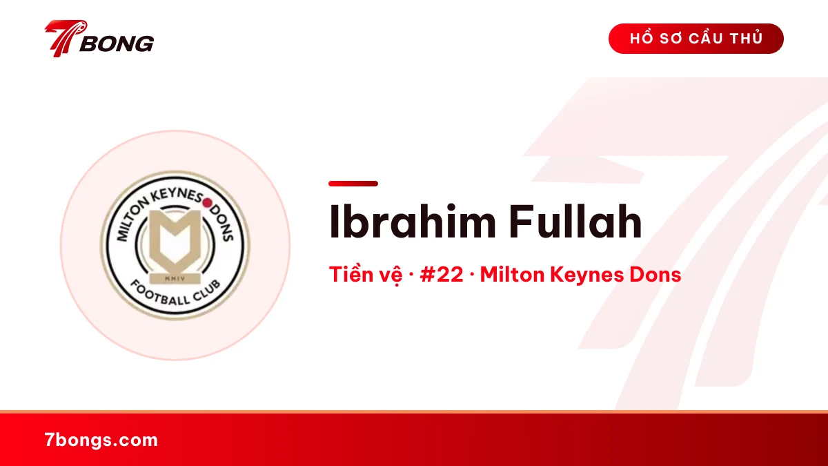 Ibrahim Fullah — Milton Keynes Dons