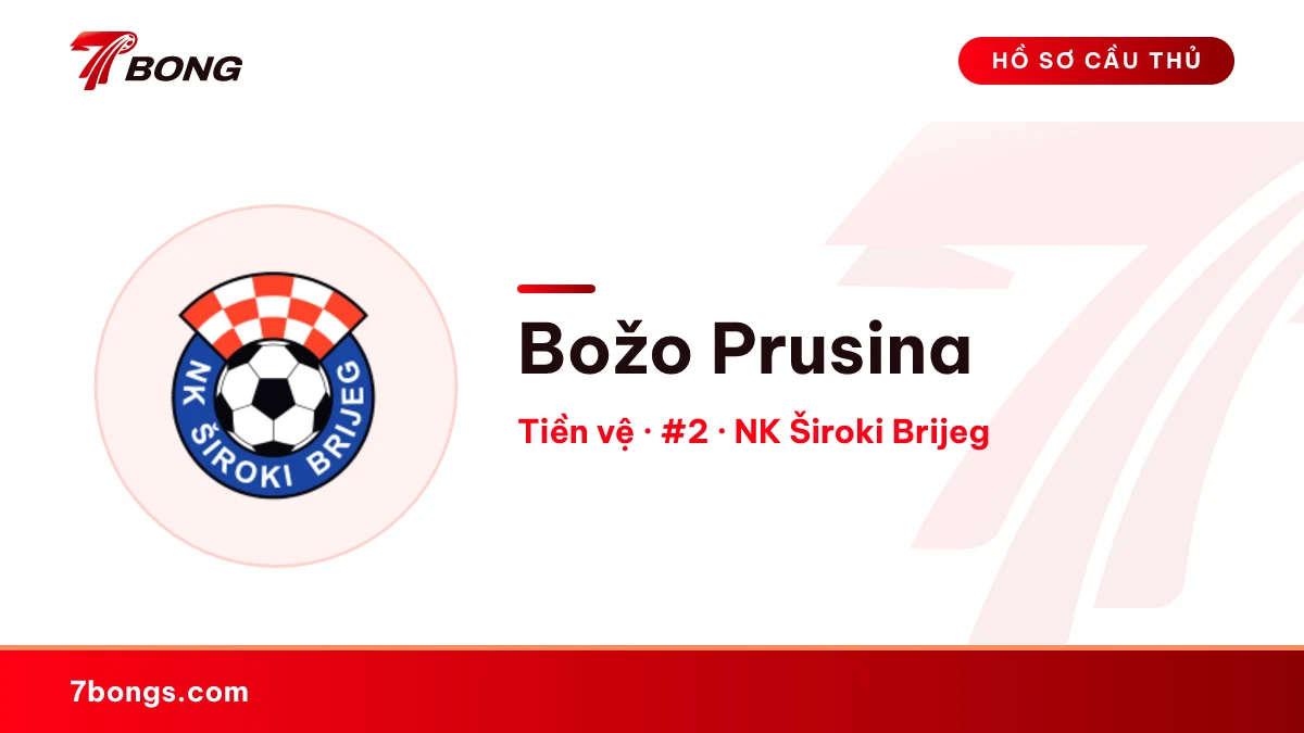 Božo Prusina — NK Široki Brijeg