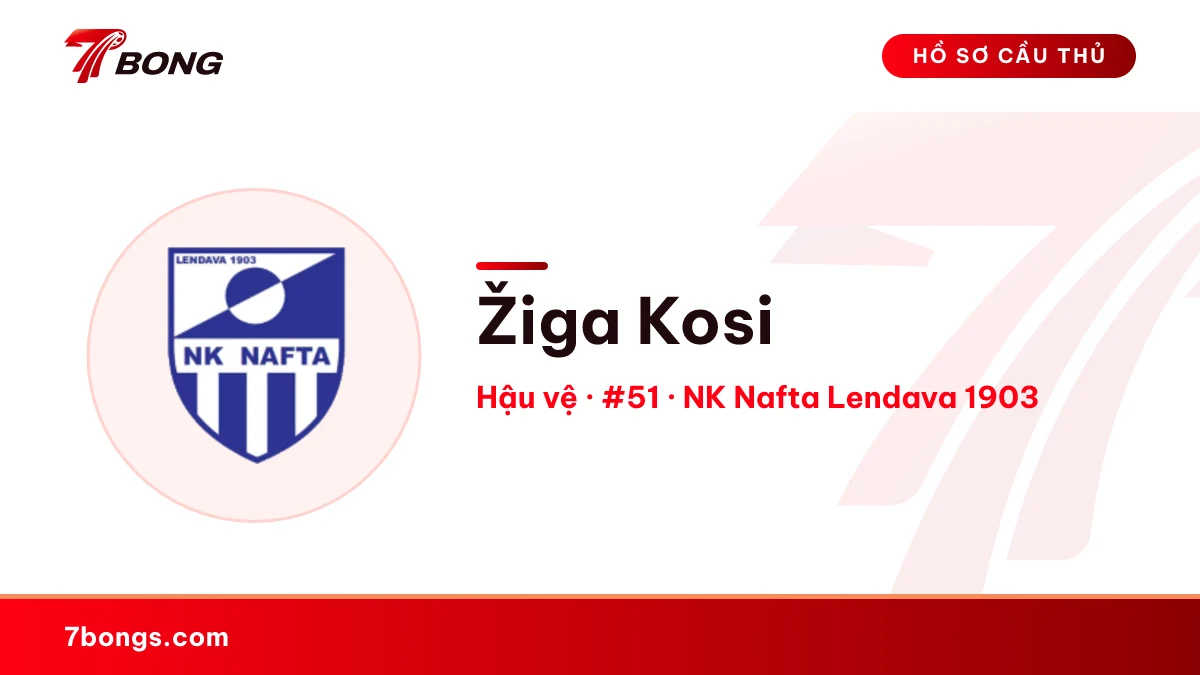 Žiga Kosi — NK Nafta Lendava 1903