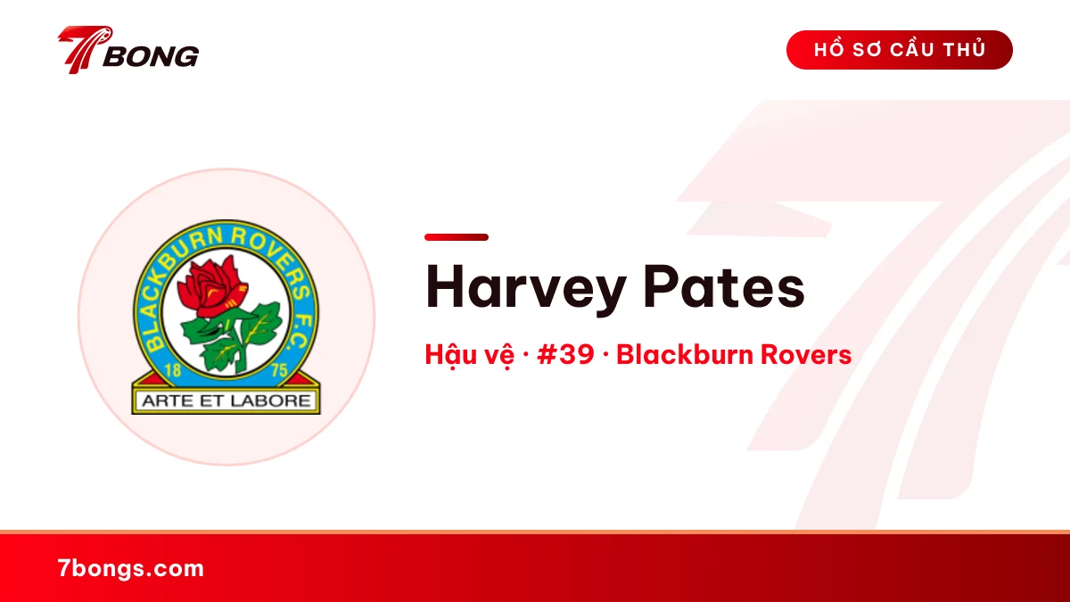 Harvey Pates — Blackburn Rovers