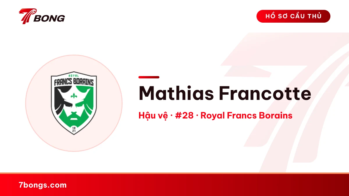 Mathias Francotte — Royal Francs Borains
