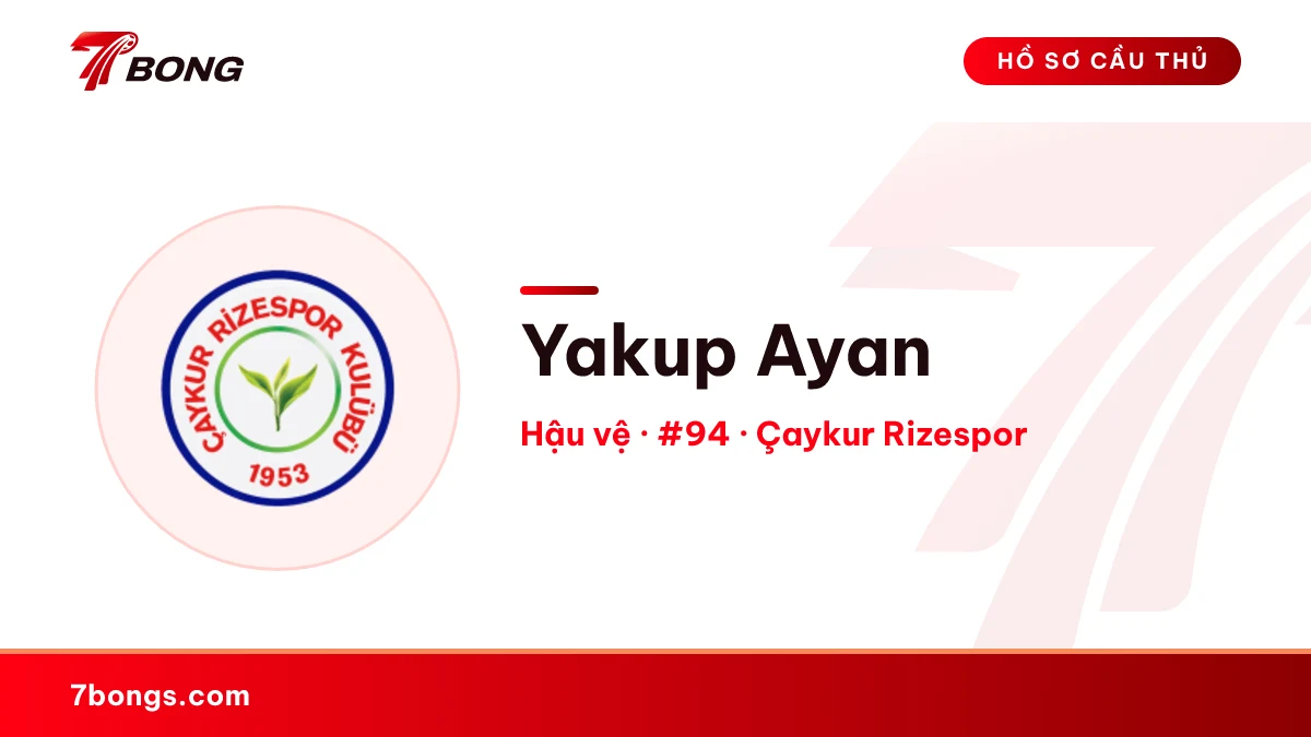 Yakup Ayan — Çaykur Rizespor