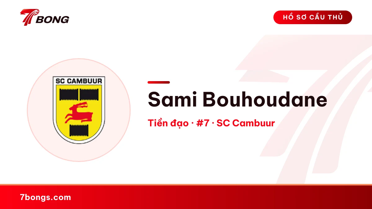 Sami Bouhoudane — SC Cambuur