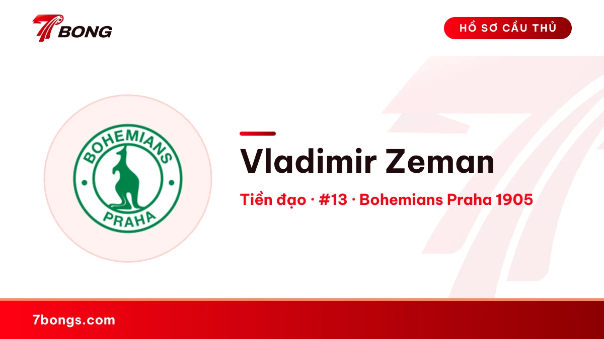 Vladimir Zeman — Bohemians Praha 1905