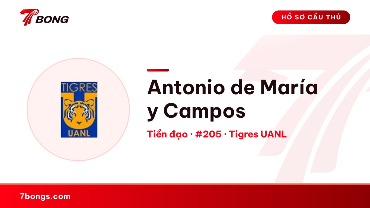 Antonio de María y Campos — Tigres UANL