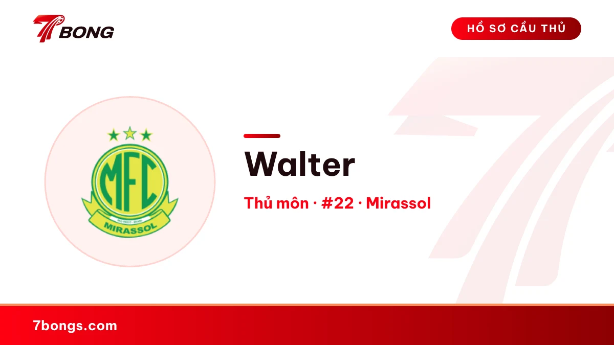 Walter — Mirassol