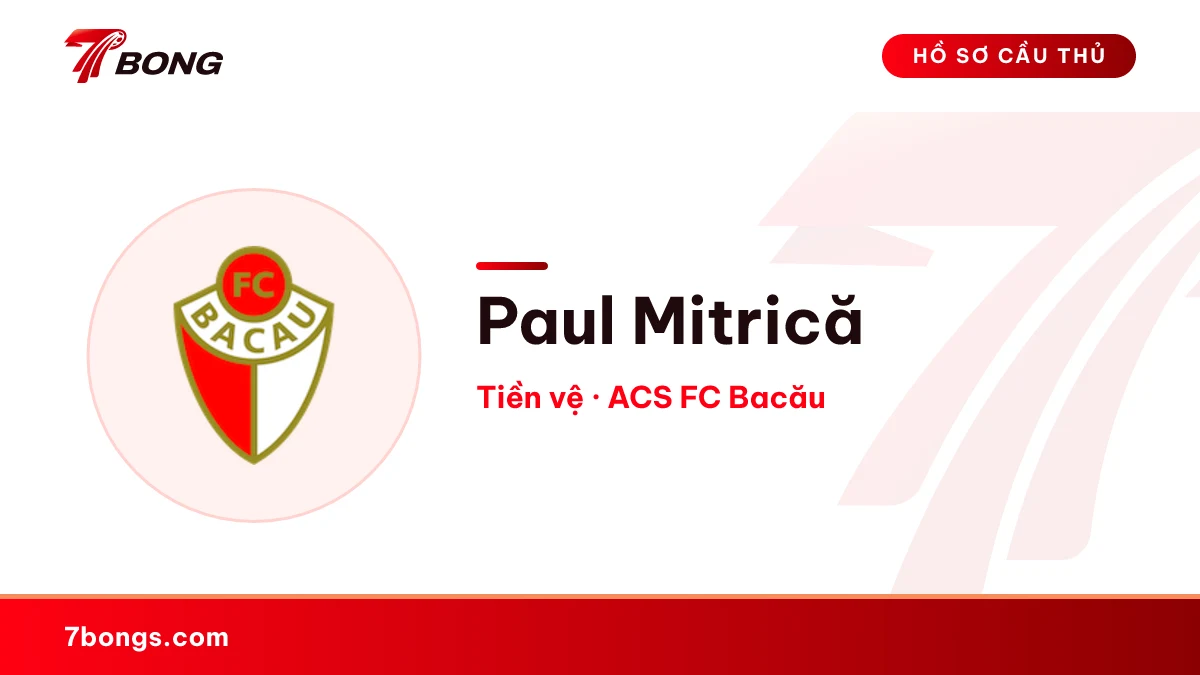 Paul Mitrică — ACS FC Bacău