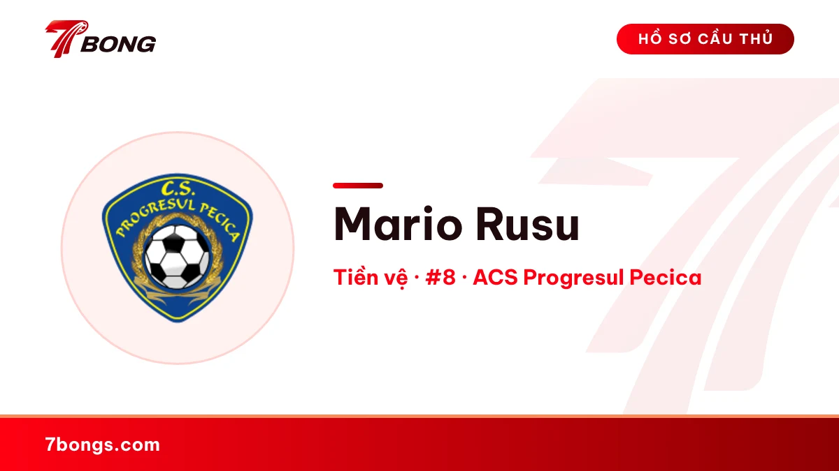Mario Rusu — ACS Progresul Pecica