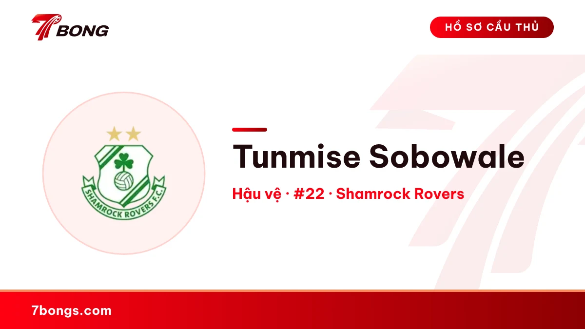 Tunmise Sobowale — Shamrock Rovers