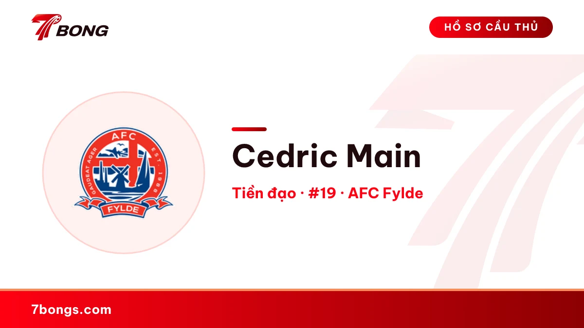 Cedric Main — AFC Fylde