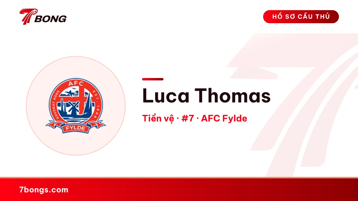 Luca Thomas — AFC Fylde