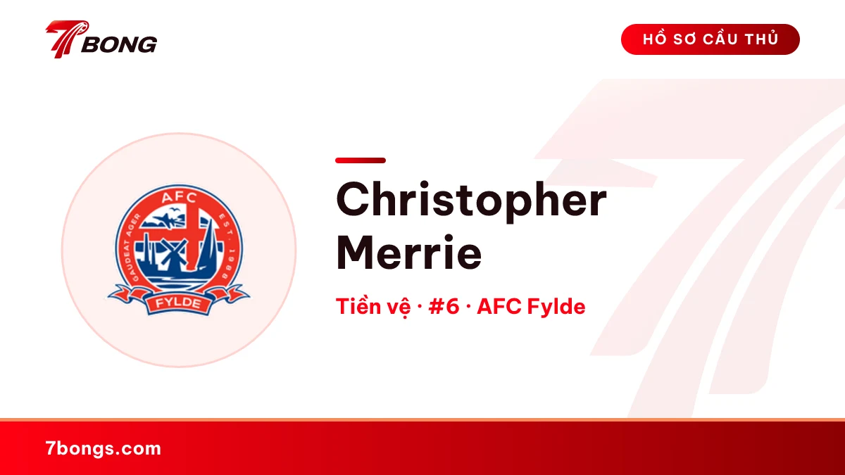 Christopher Merrie — AFC Fylde