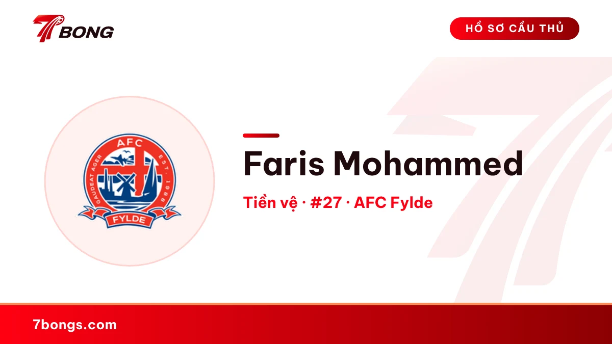 Faris Mohammed — AFC Fylde