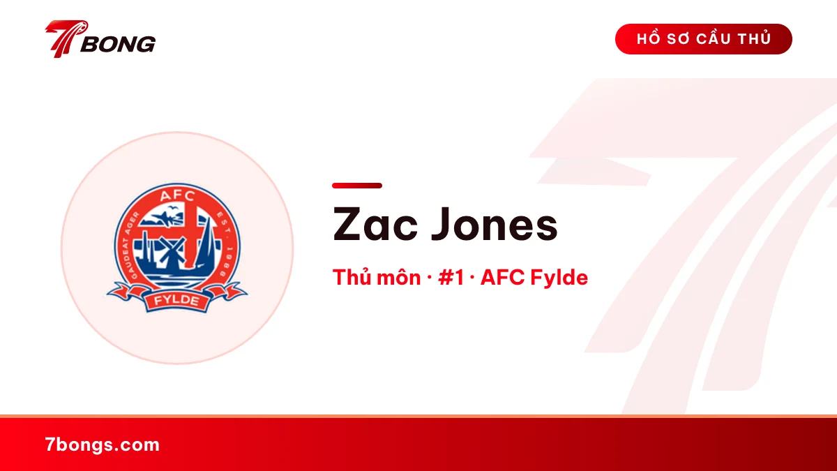 Zac Jones — AFC Fylde