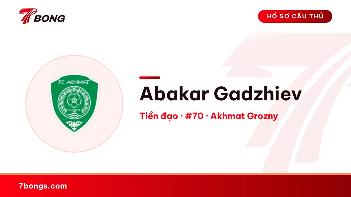 Abakar Gadzhiev — Akhmat Grozny