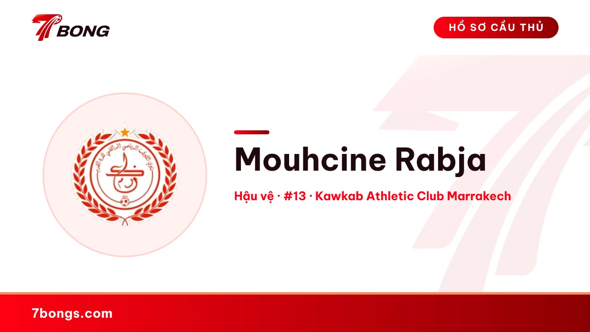 Mouhcine Rabja — Kawkab Athletic Club Marrakech