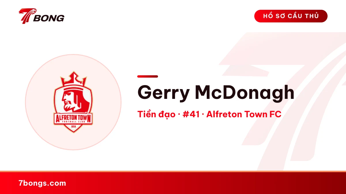 Gerry McDonagh — Alfreton Town FC